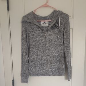 Reflex Heather Gray Zip-Up Hooded Sweatshirt